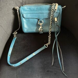 Rebecca Minkoff Blue Leather Crossbody Bag